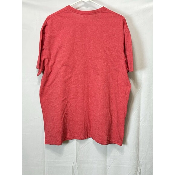 Never Skip Thumb Day Unisex XL Graphic Short Sleeve Red T-Shirt - Picture 7 of 8